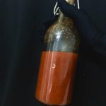 bottle of fermented hot sauce